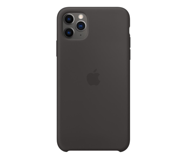 Etui Silicone Case do iPhone 11 Pro Max czarne - 514610 - zdjęcie